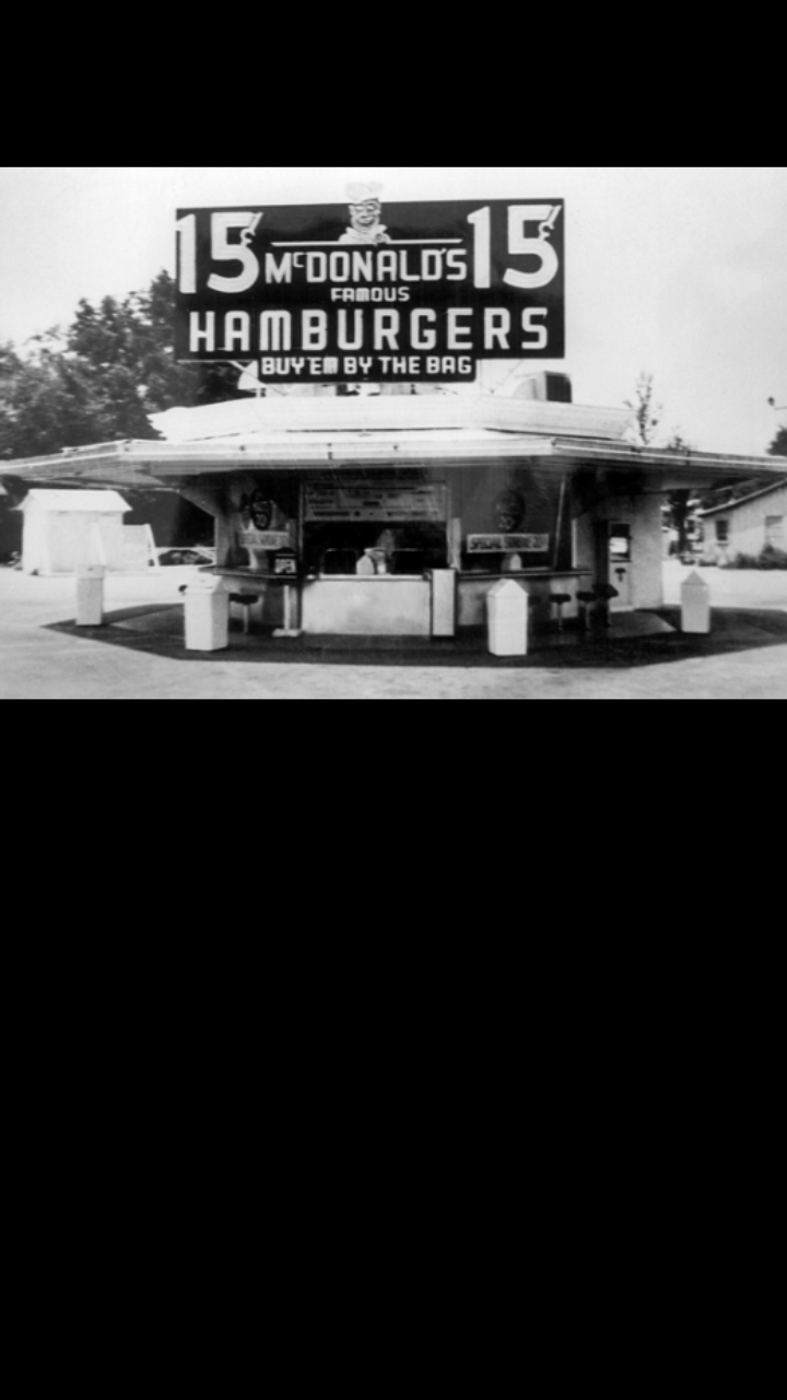 The first McDonalds in San Bernardino California 1948-55