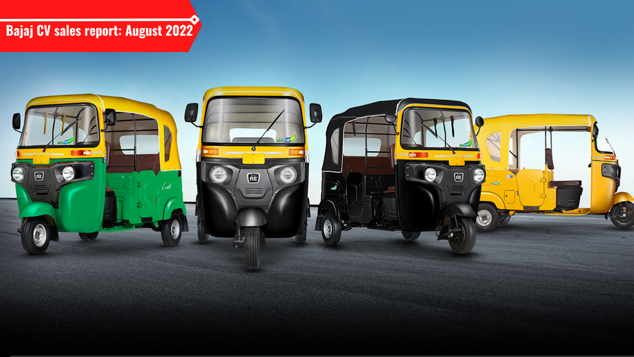 Bajaj Auto registers over 31 % development in CV gross sales for August