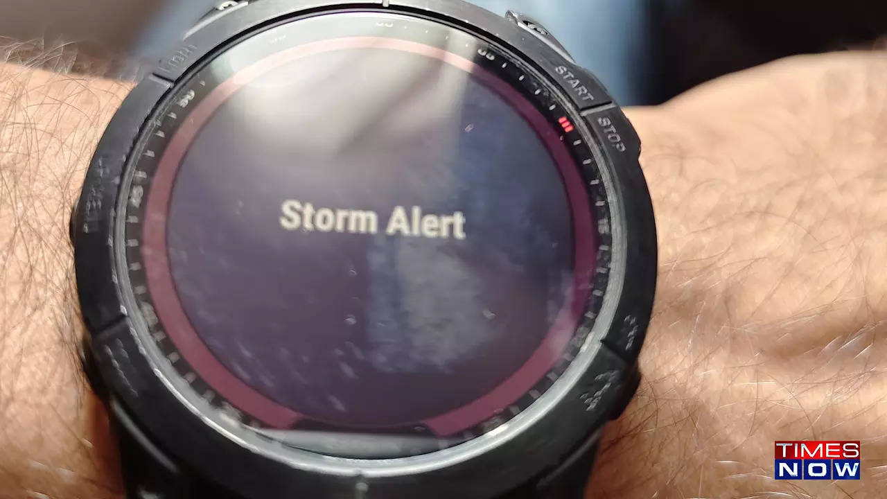 Garmin Fenix 7X - Storm Alert