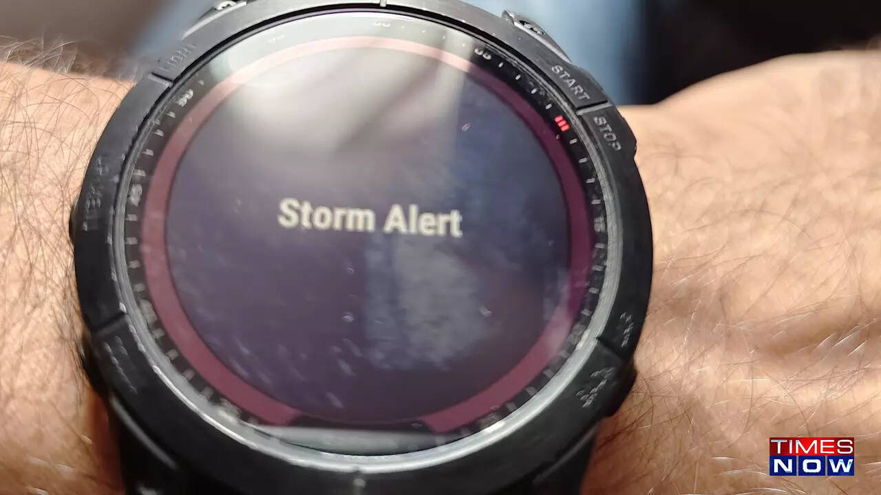 Garmin fenix 5 store storm alert