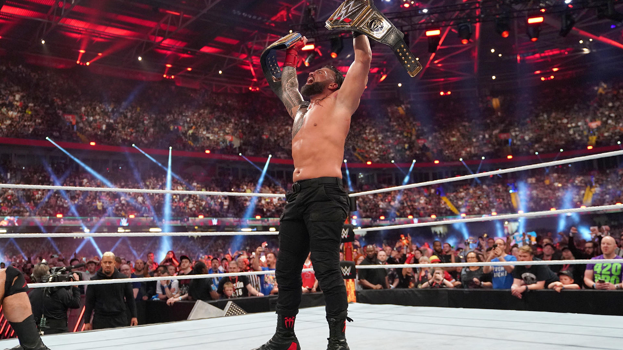 Clash at the Castle results Roman Reigns stuns with shocking win over Drew McIntyre Rollins defeats Riddle