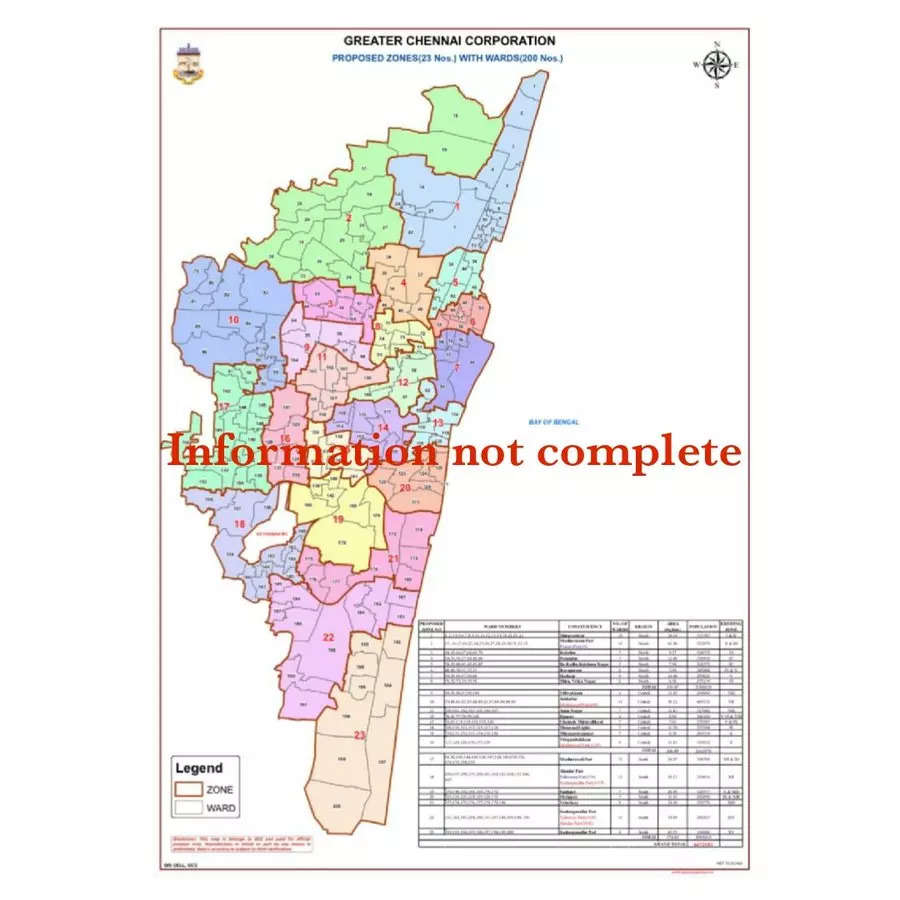 Chennai corporation redraws zonal boundaries; check out the proposed