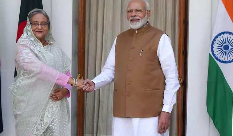 Sheikh Hasina and PM Narendra Modi