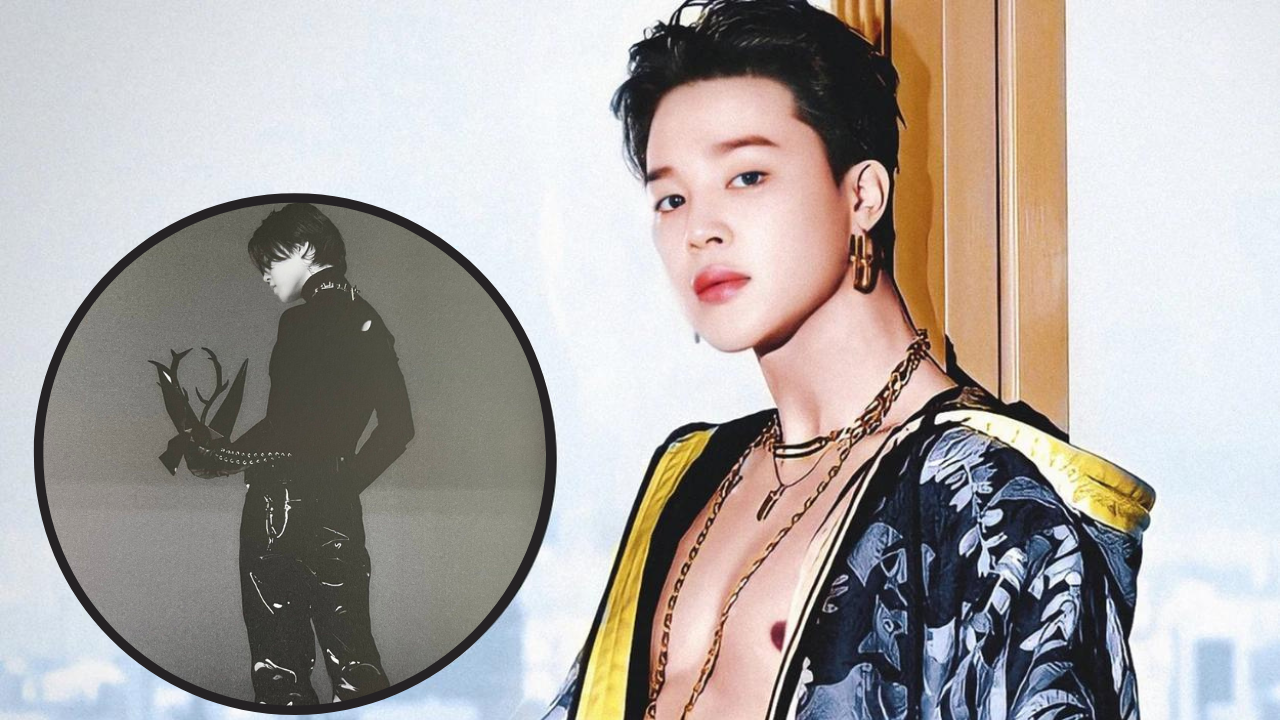 Jimin in all-black leather attire creates utmost 'chaos' as BTS star's  photo-folio preview goes viral