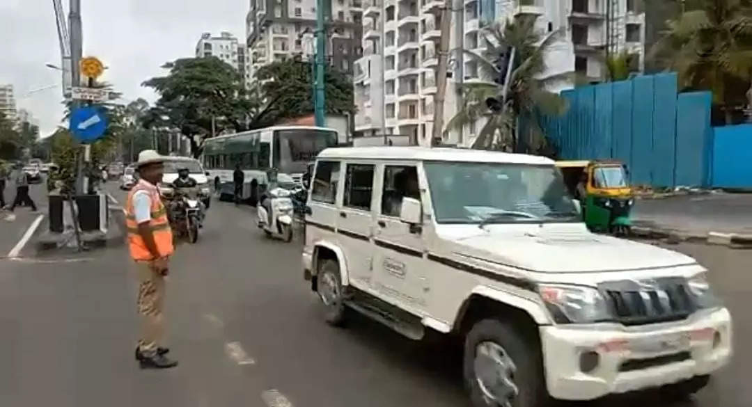 Traffic movement normal on Sarjapur Road