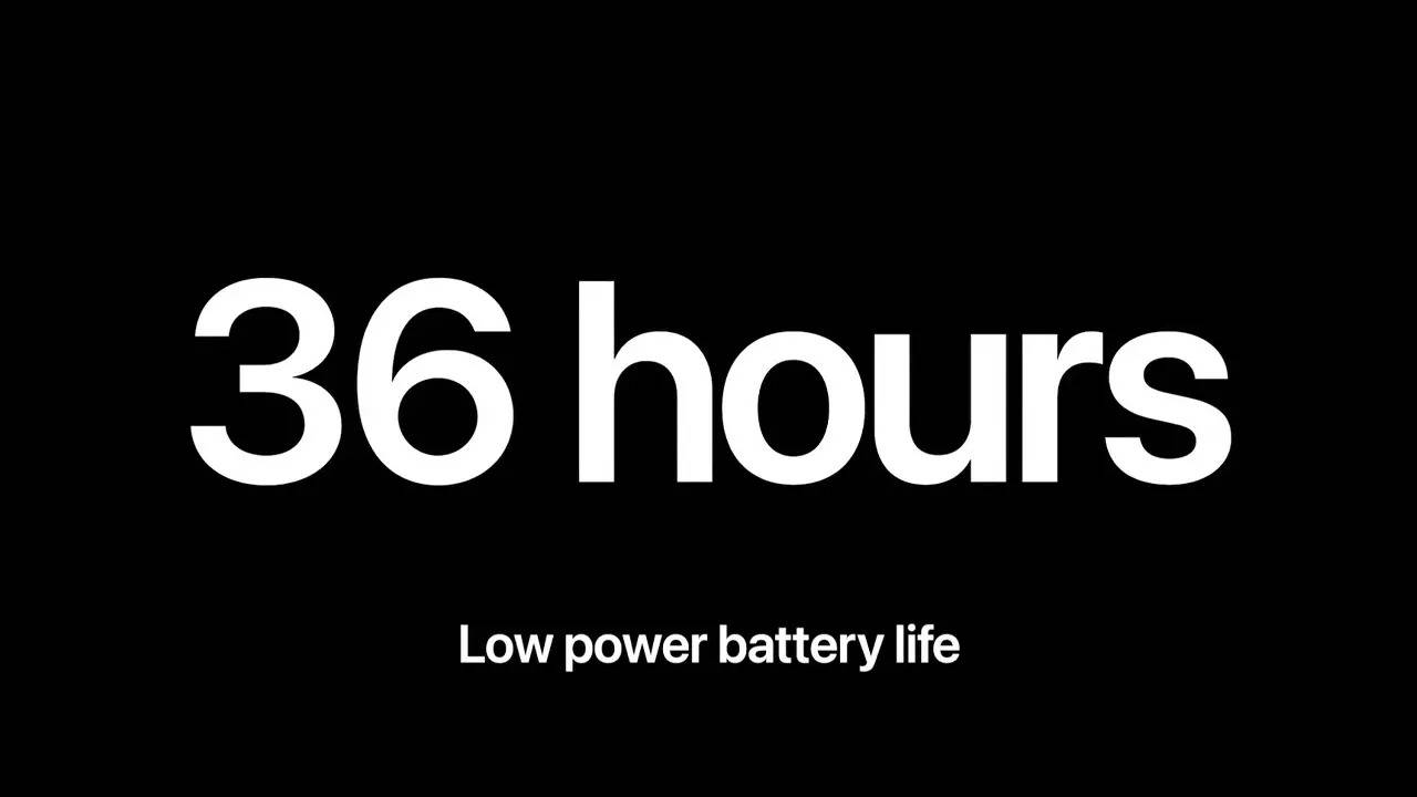 Extended Battery life with Low Power Mode on Apple Watch Series 8