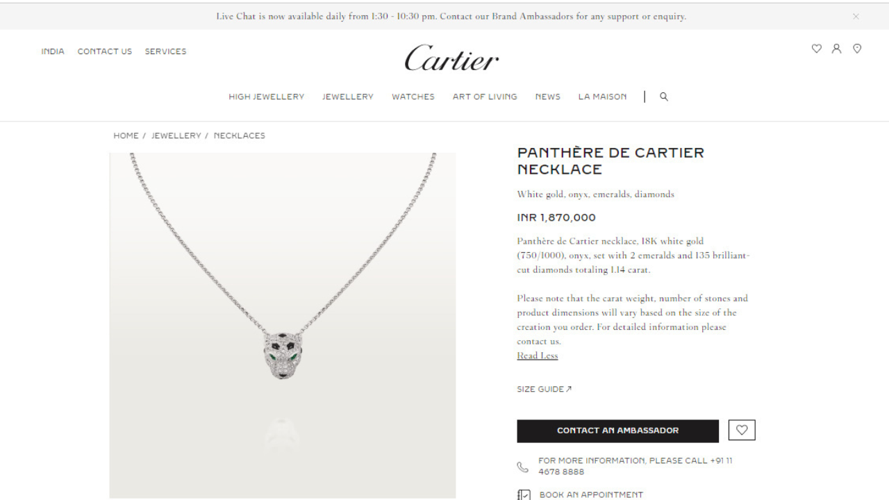 Cartier website crashes, ₹22 lakh necklace sold out as BTS V turns  ambassador