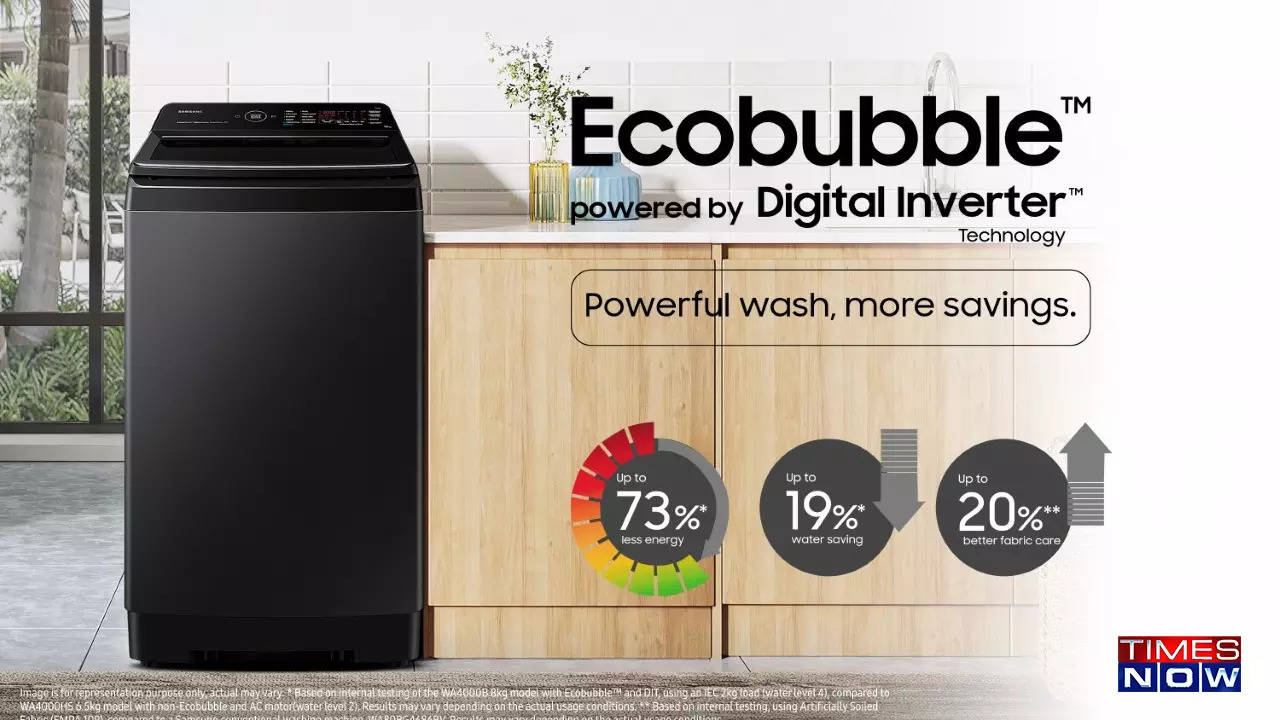 Samsung launches new range of fully automatic Ecobubble washing machines from INR 19,000
