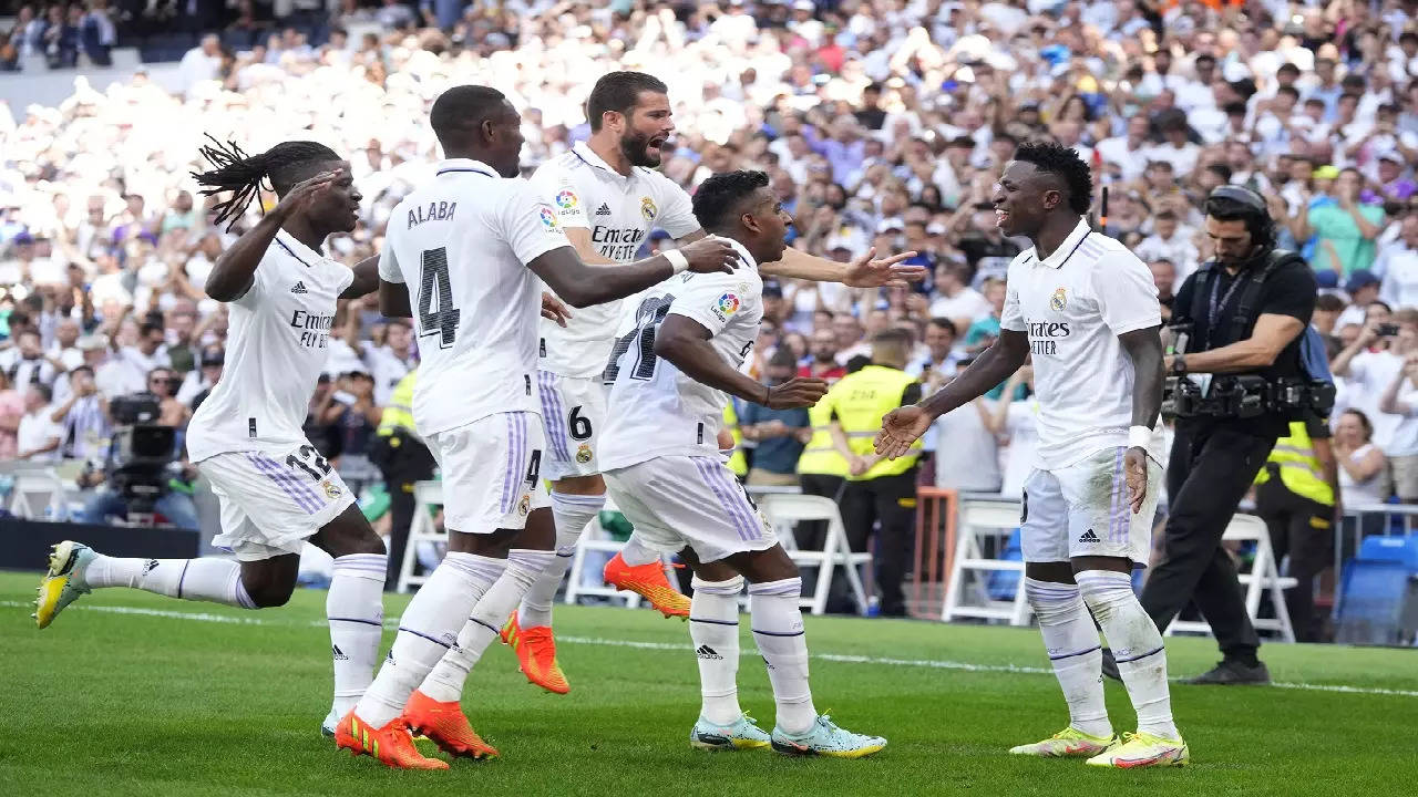 La Liga Le Real Madrid a marqué quatre buts contre Majorque pour se hisser en tête du classement