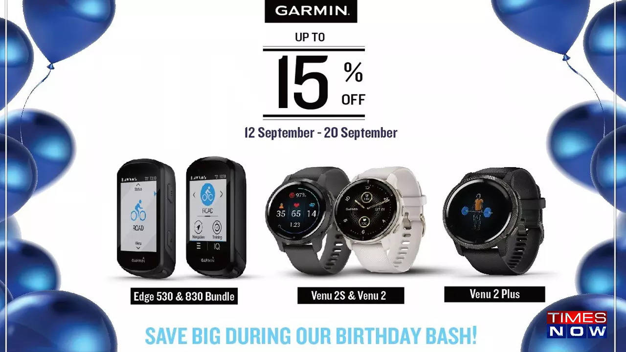 Garmin celebrates 33th anniversary with offers on Venu2 Series and GPS Bike Computers