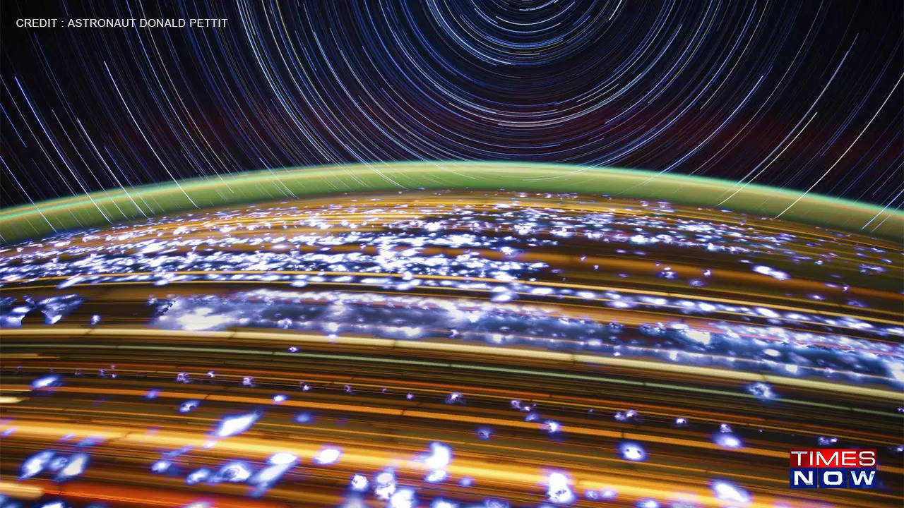 NASAs oldest active Astronaut shares mind blowing Star Trails shot from space