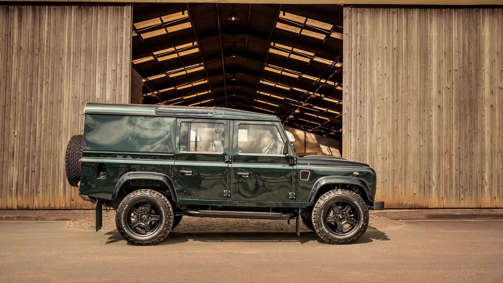 16 Classic Defender 110's Factory Fresh Revealed By Twisted Automotive