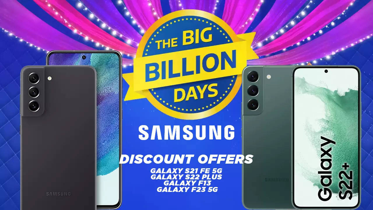 Flipkart Big Billion Days Sale Samsung mengumumkan diskon 57 untuk ponsel seri Galaxy S dan Galaxy F