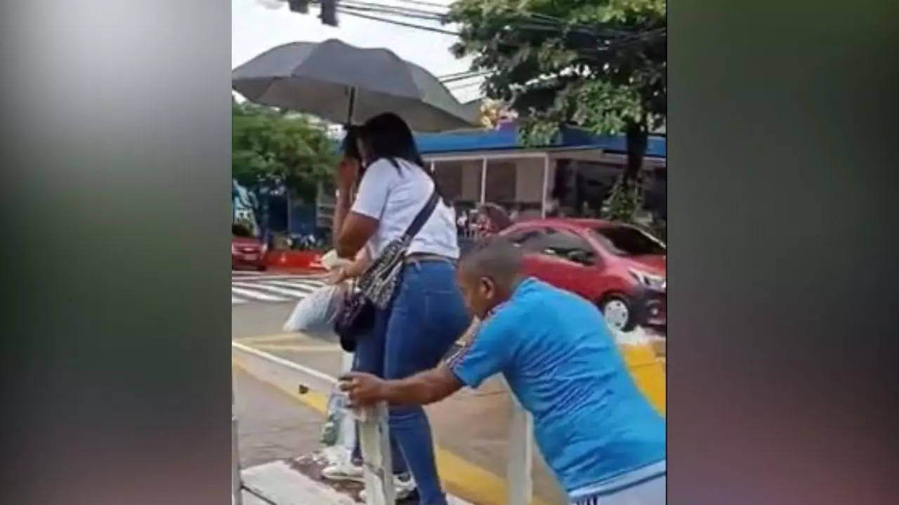 Man charges people for transporting them across the road