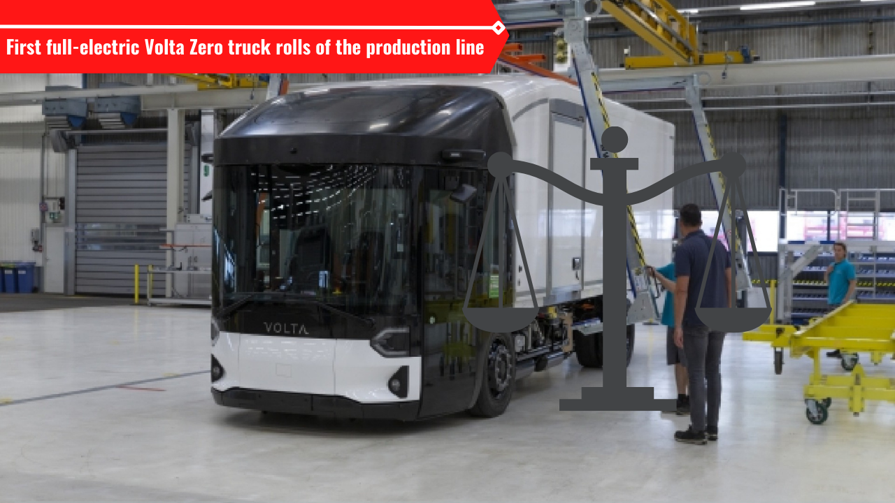 First full-electric Volta Zero truck rolls off production line