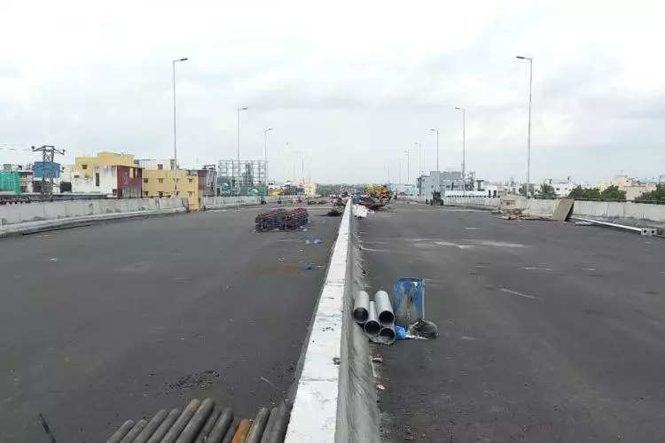 Hyderabad Nagole flyover almost ready to be opened for public on 15th October