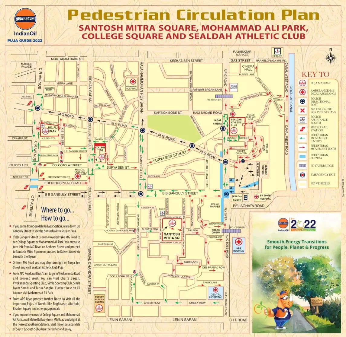 Kolkata Kolkata Police release pedestrian circulation plan for city's