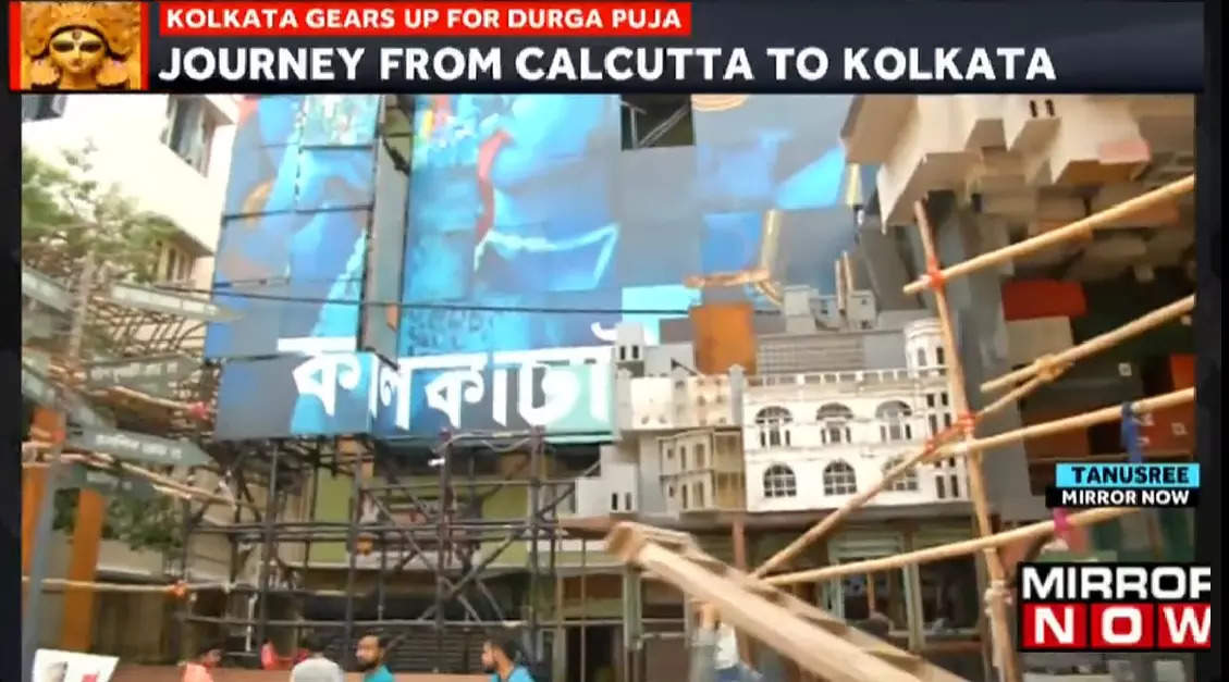 Watch - Durga Puja Special This pandal will take you from Calcutta to Kolkata