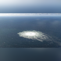 Shocking clip shows 'boiling seas' after mystery leaks in Russian Nord