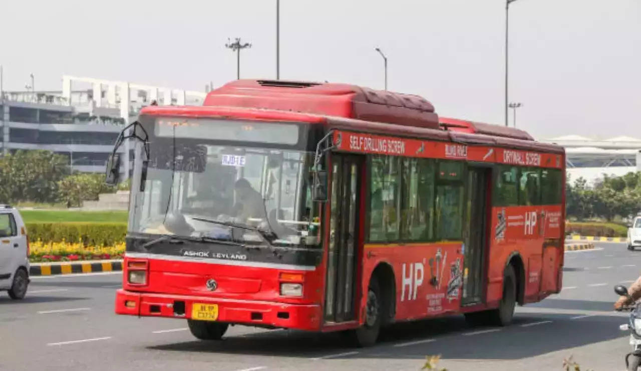A DTC bus in Delhi