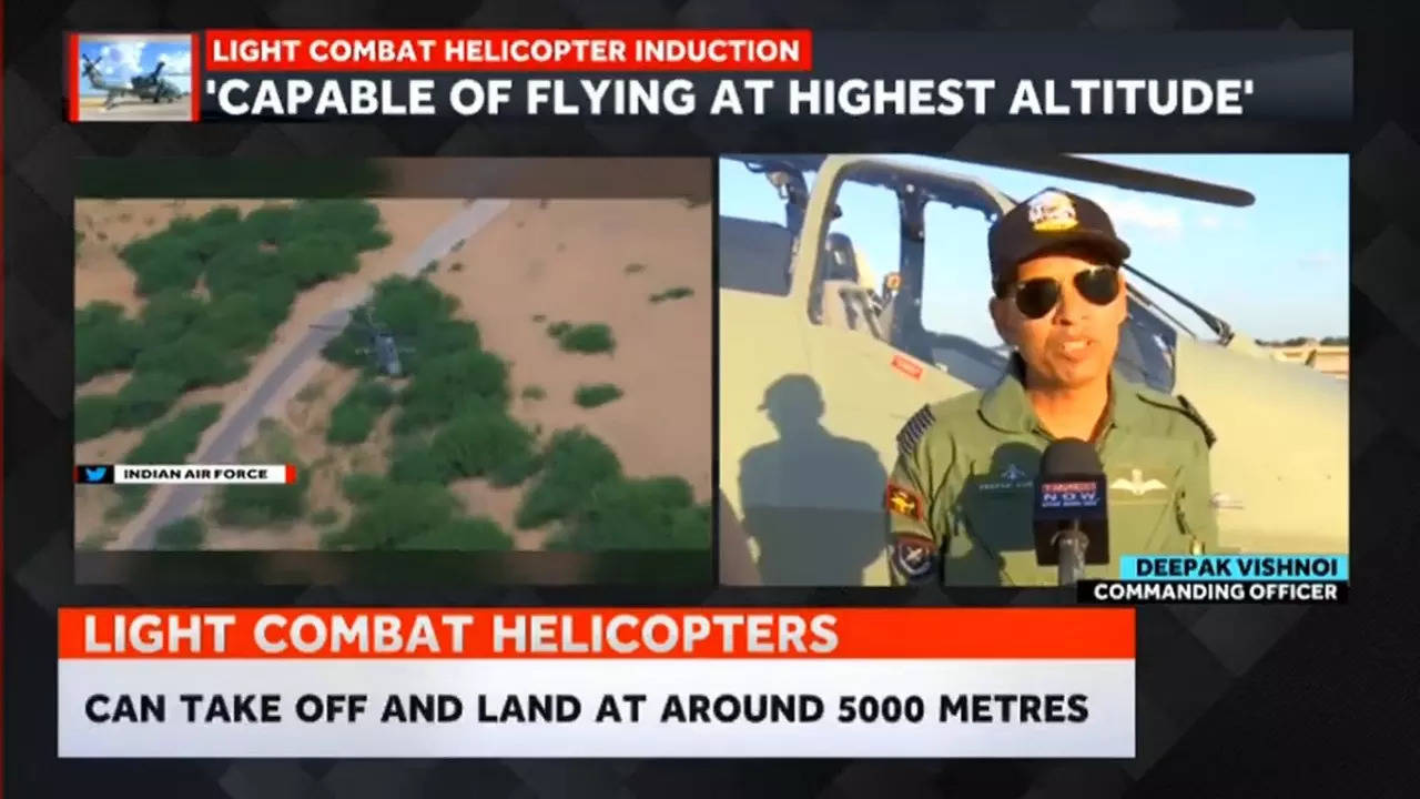 WATCH Monumental leap for India's defense as IAF inducts indigenous light combat helicopter
