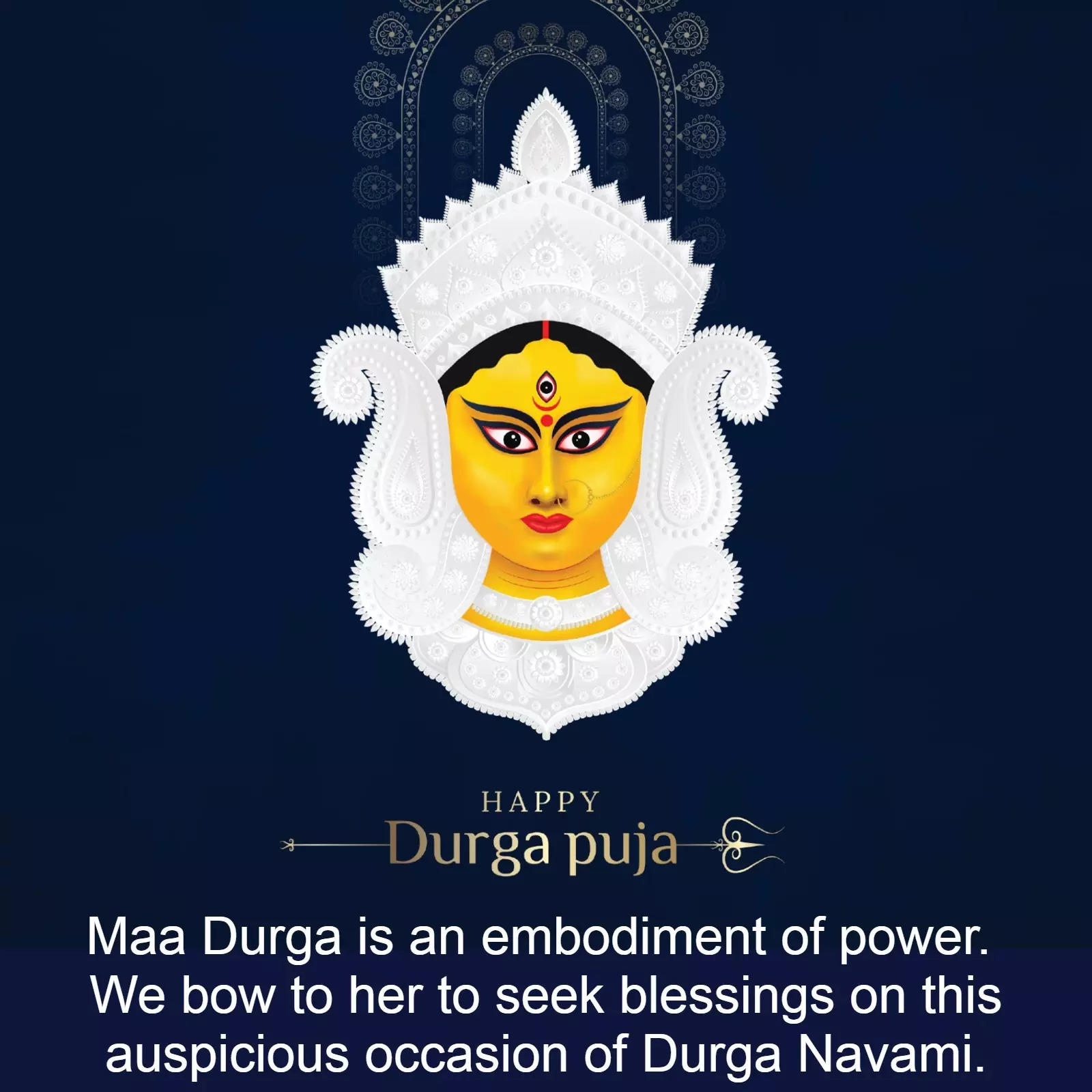 Happy Durga Navami Wishes Quotes Images Whatsapp Facebook