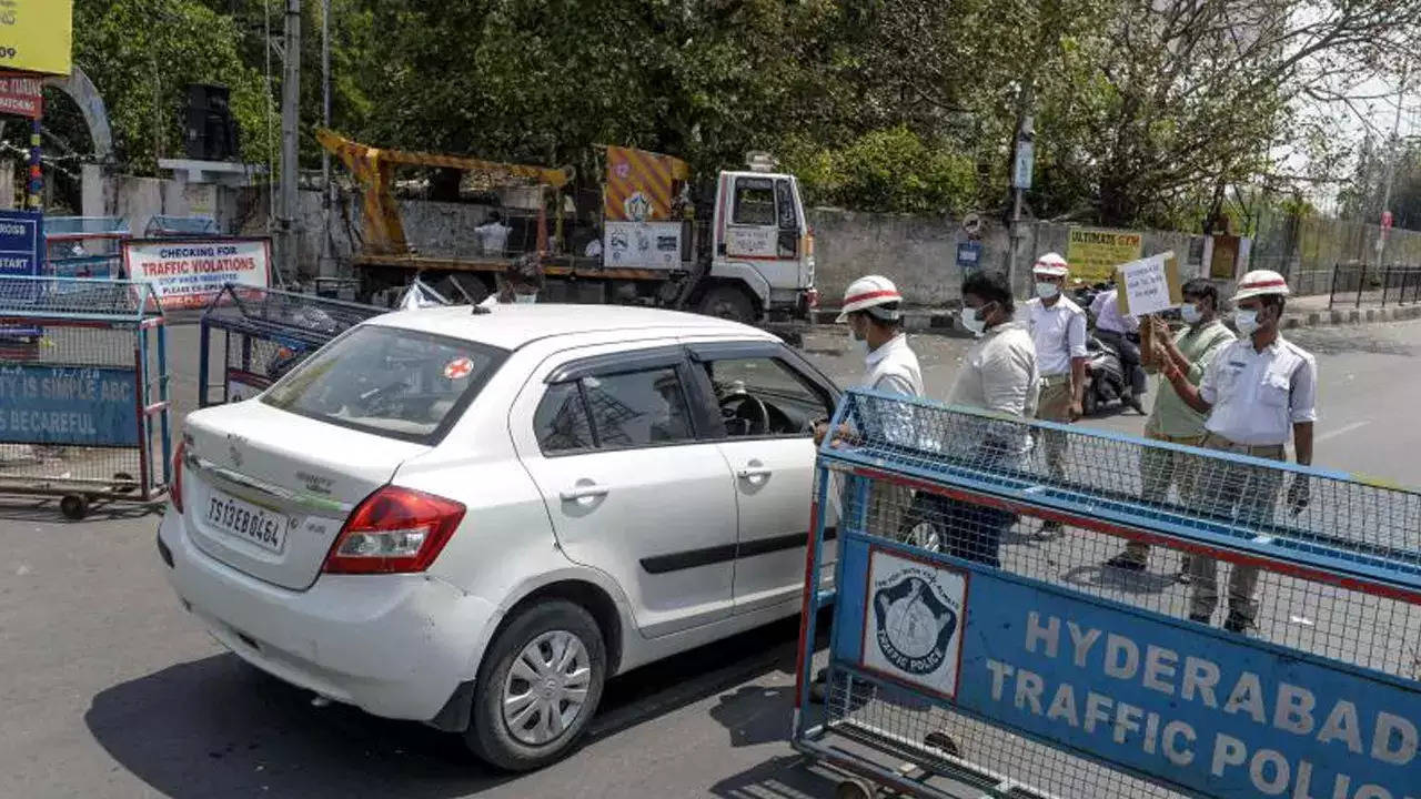 Hyderabad traffic police.