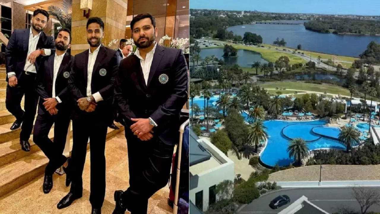 Indian team in Perth.
