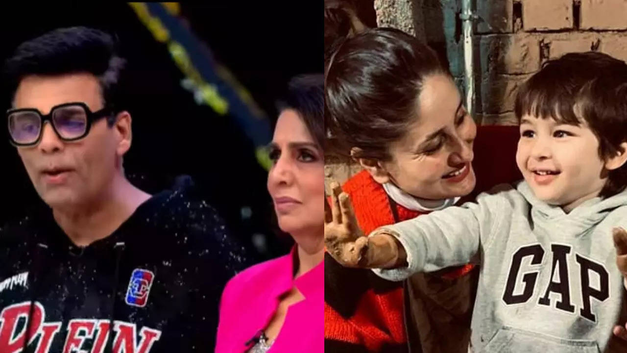 Neetu Kapoor reacts to KJo's question about Taimur's nanny