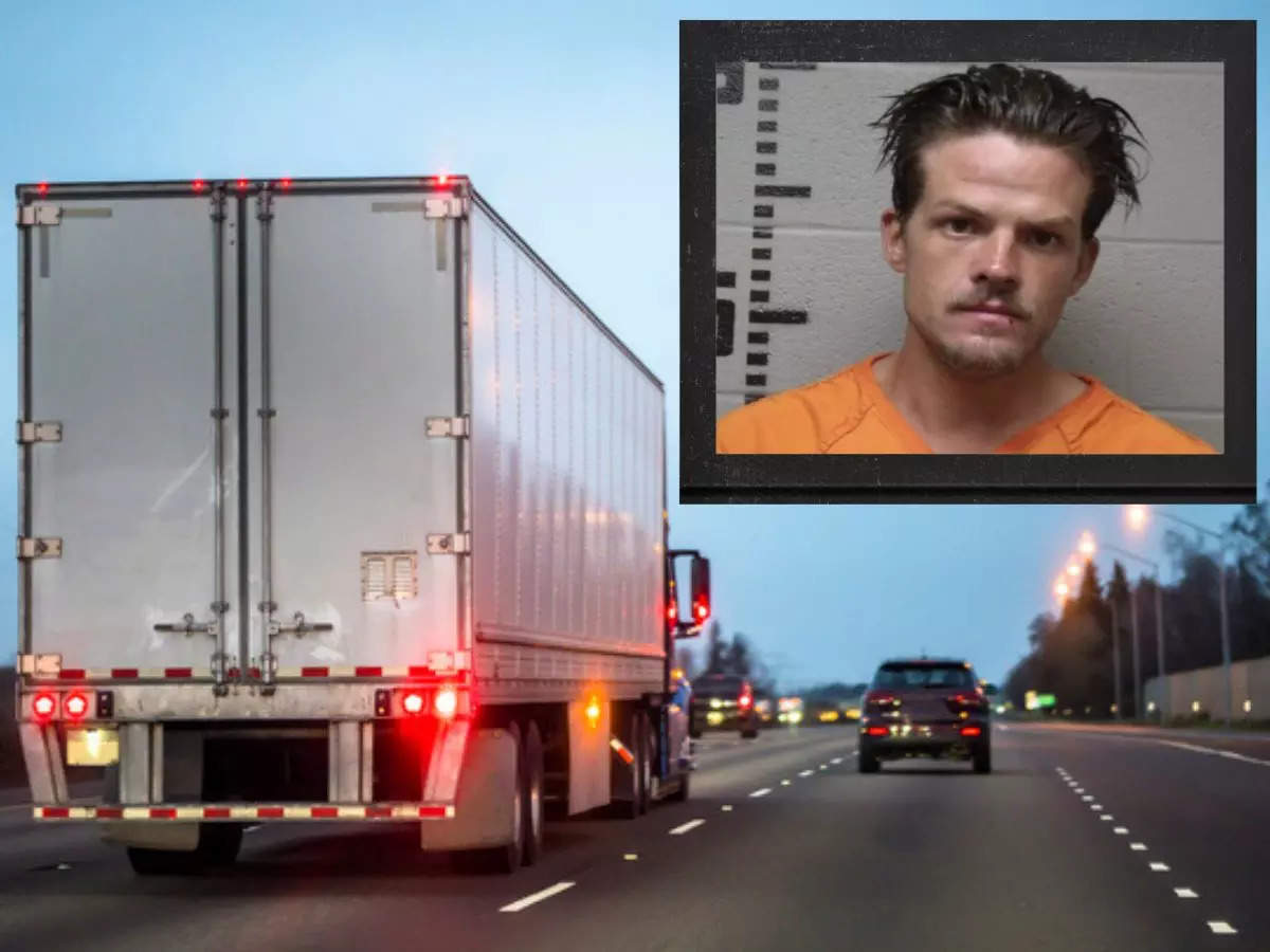 Dustin Slocum, 30, hopped on to a truck in Wichita, Kansas and ended up in Guthrie, Oklahoma | Picture courtesy: iStock; Twitter/Eli Higgins
