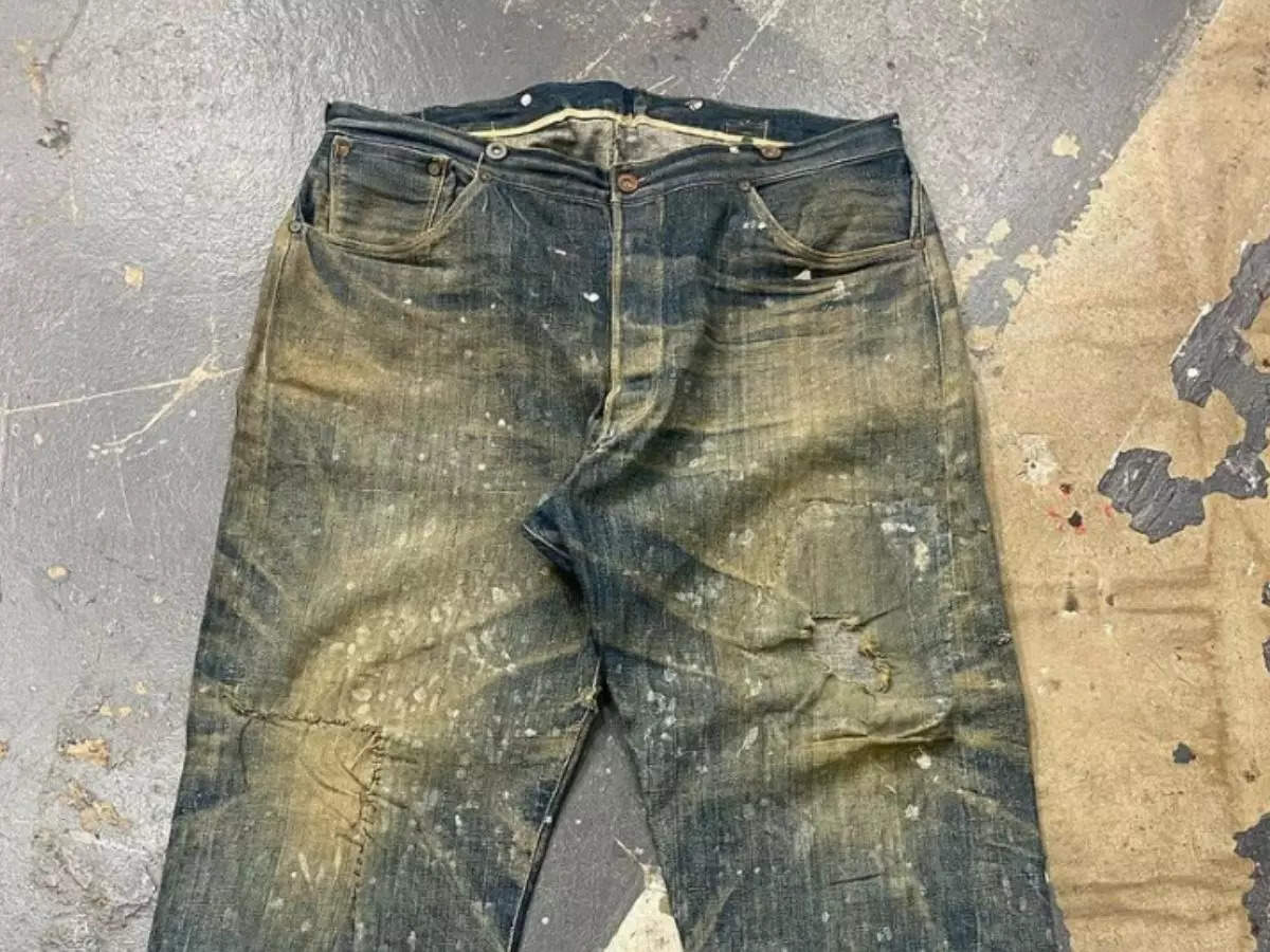 These dirty Levi's jeans from 1880s just sold for Rs 71 lakh, can be viewed  'by appointment only'—Here's why | Viral News, Times Now