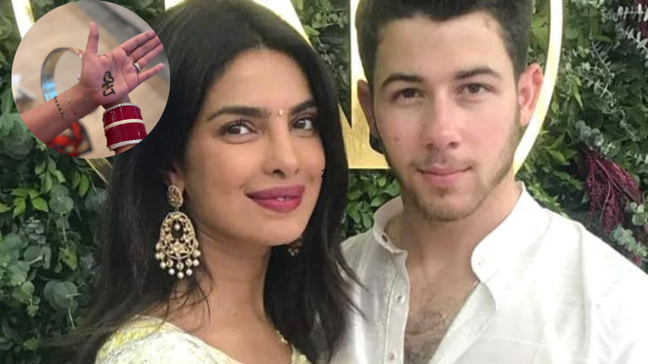 Priyanka Chopra Flaunts Her Henna Clad Hands With Nick Jonas Initials But Her Mangalsutra