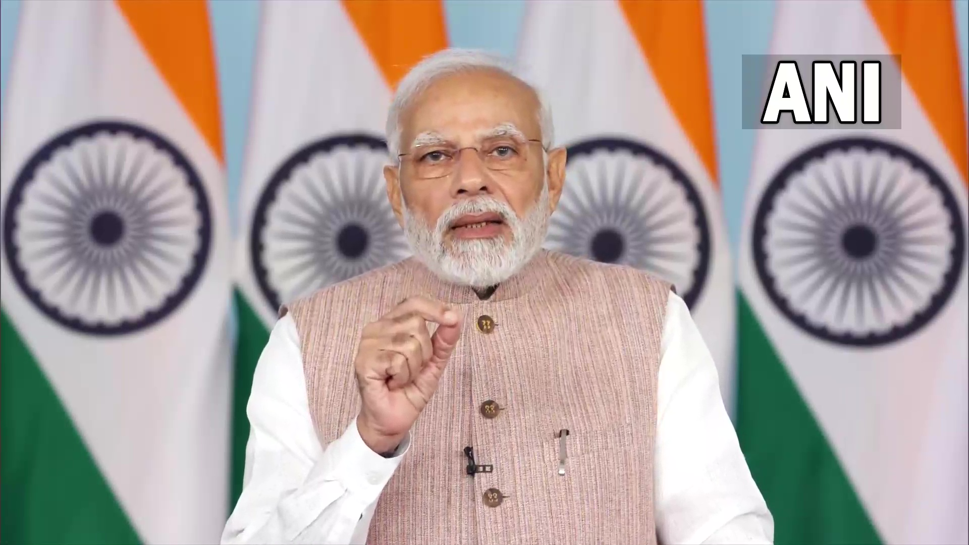 Prime Minister Narendra Modi reviews the progress of the National Maritime Heritage Complex at Lothal in Gujarat, via video conferencing
