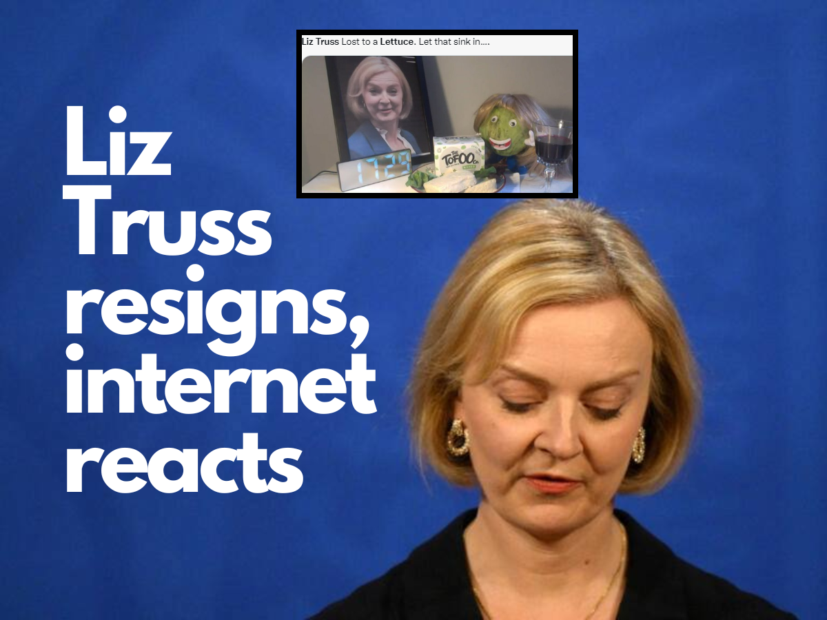 Lizz Truss Fails To Outlast A Lettuce Becomes Shortest Serving Uk Prime Minister Ever Viral 