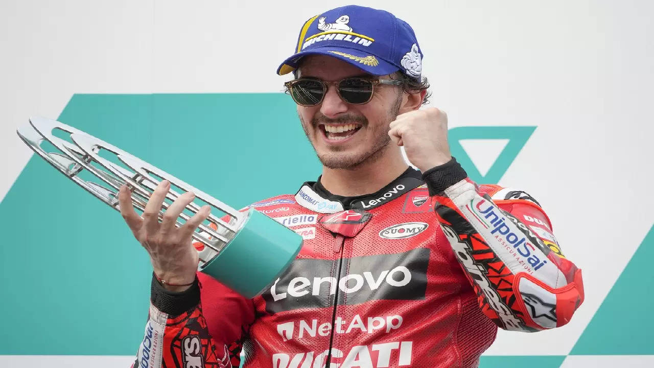 Moto GP: Francesco Bagnaia dramatically wins Malaysian Grand Prix ...