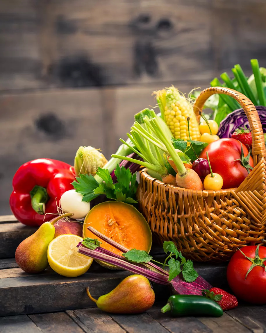 Eat seasonal vegetables and fruits