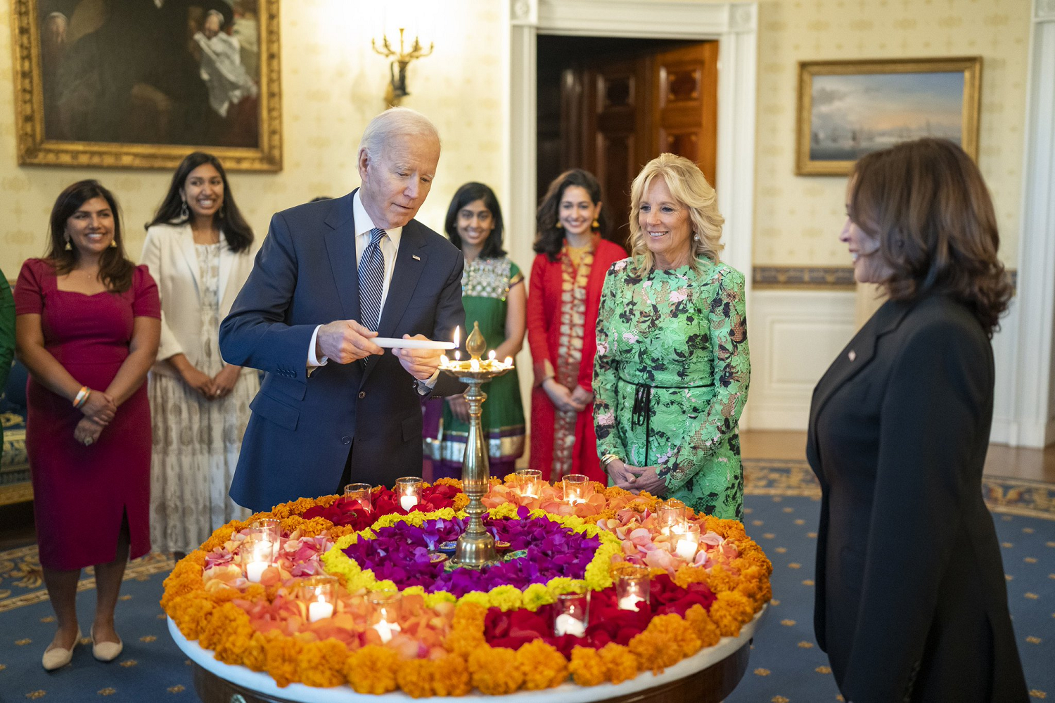 Us President Joe Biden celebrates Diwali at White House