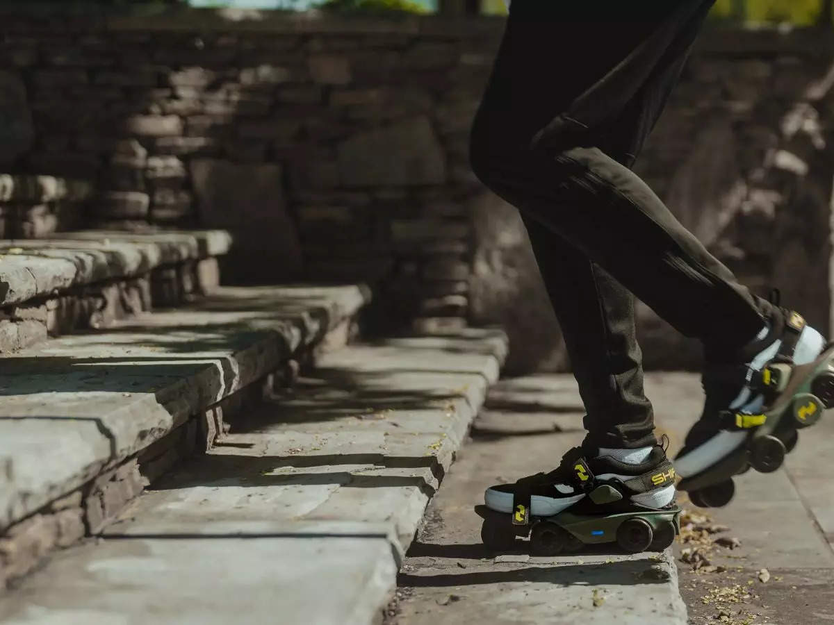Moonwalkers, "the world's fastest shoes", increase walking speed by up to 250% | Picture courtesy: Shift Robotics