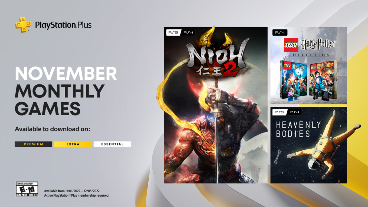 Lego Harry Potter collection, Nioh 2/Nioh 2 Remastered, and Heavenly