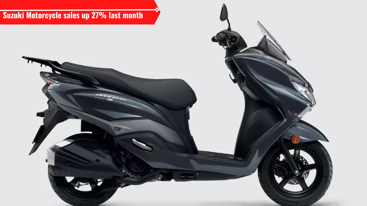 Suzuki Motorcycle sales up 27% in October 2022