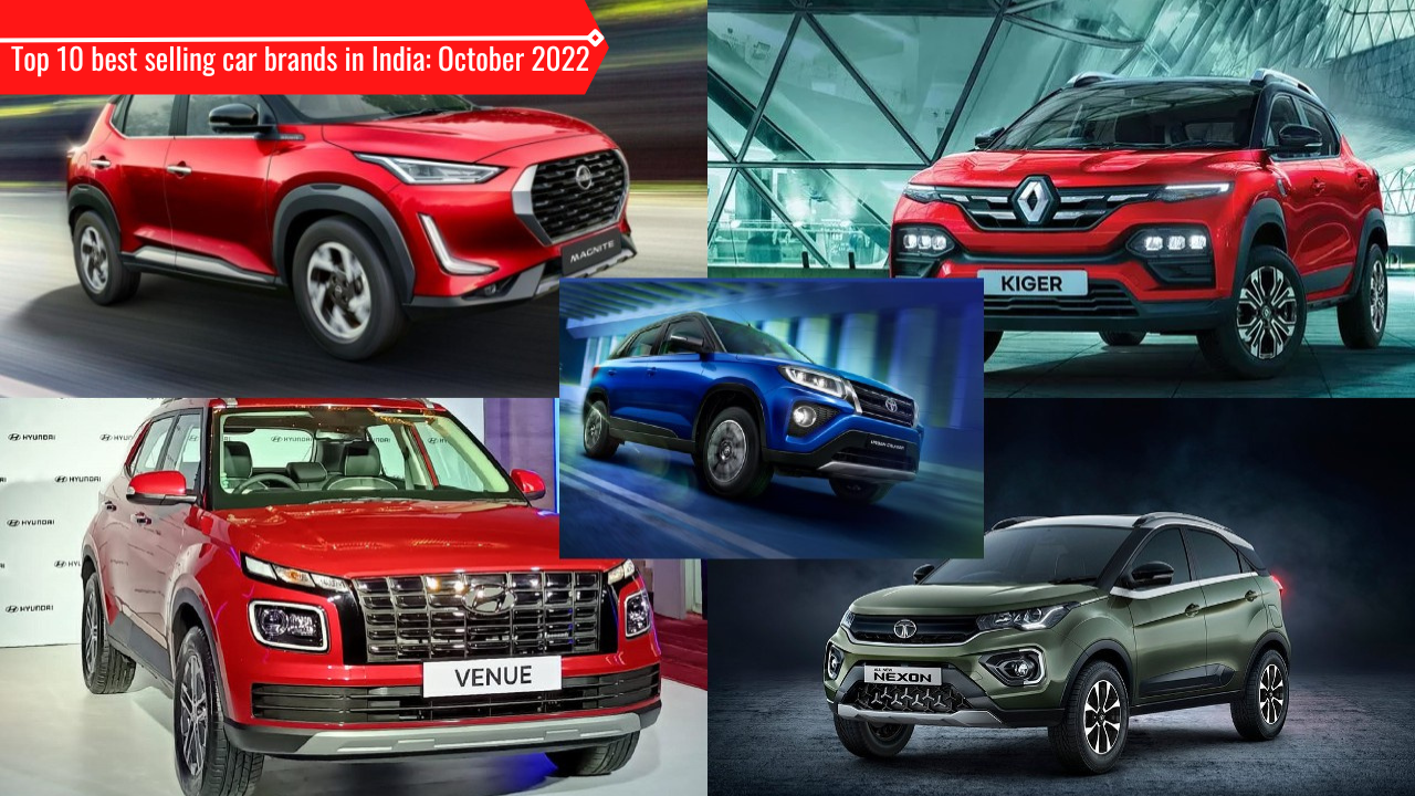 Top 10 car brands in India in this Festive season October 2022 sales