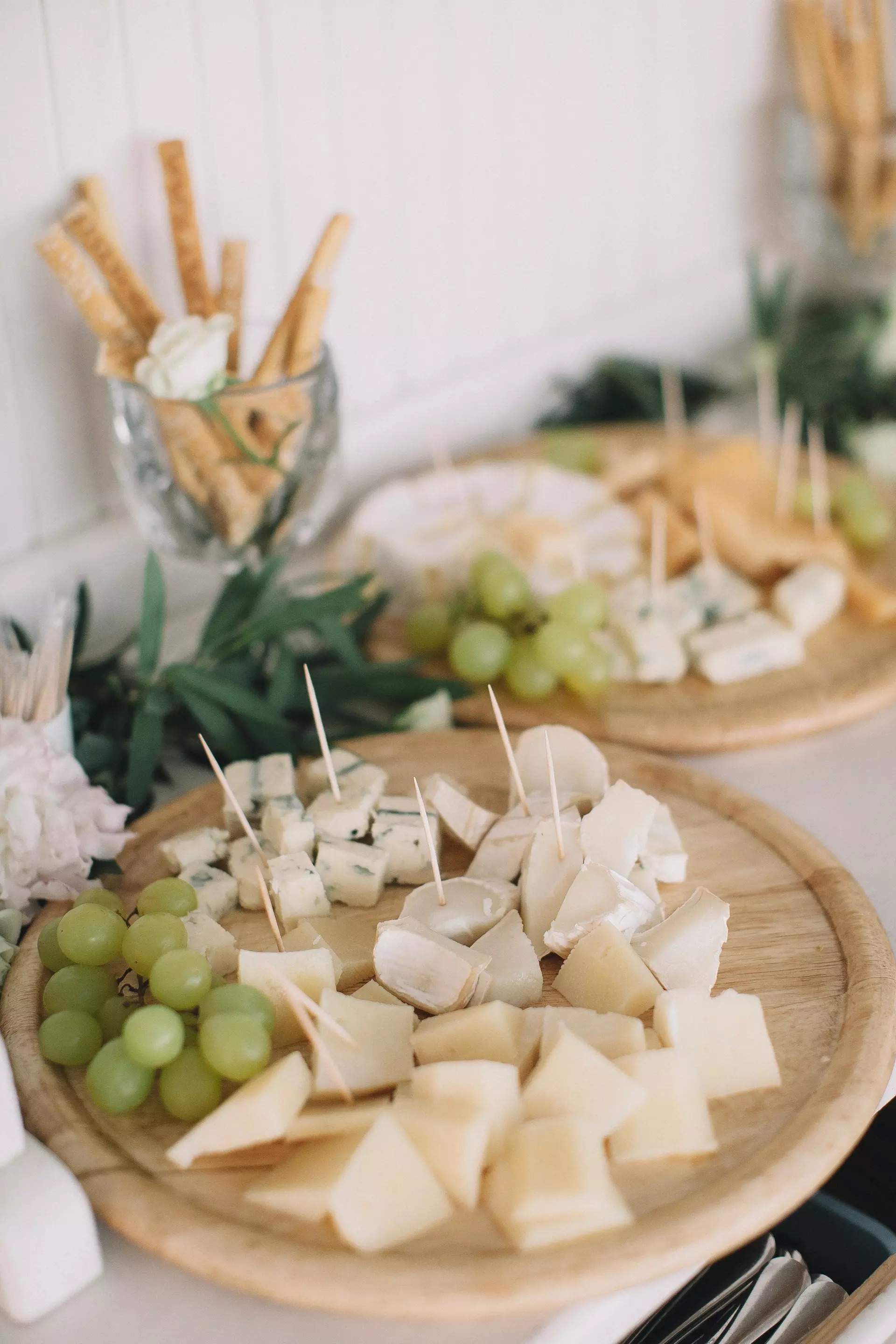 Cheese with fruits