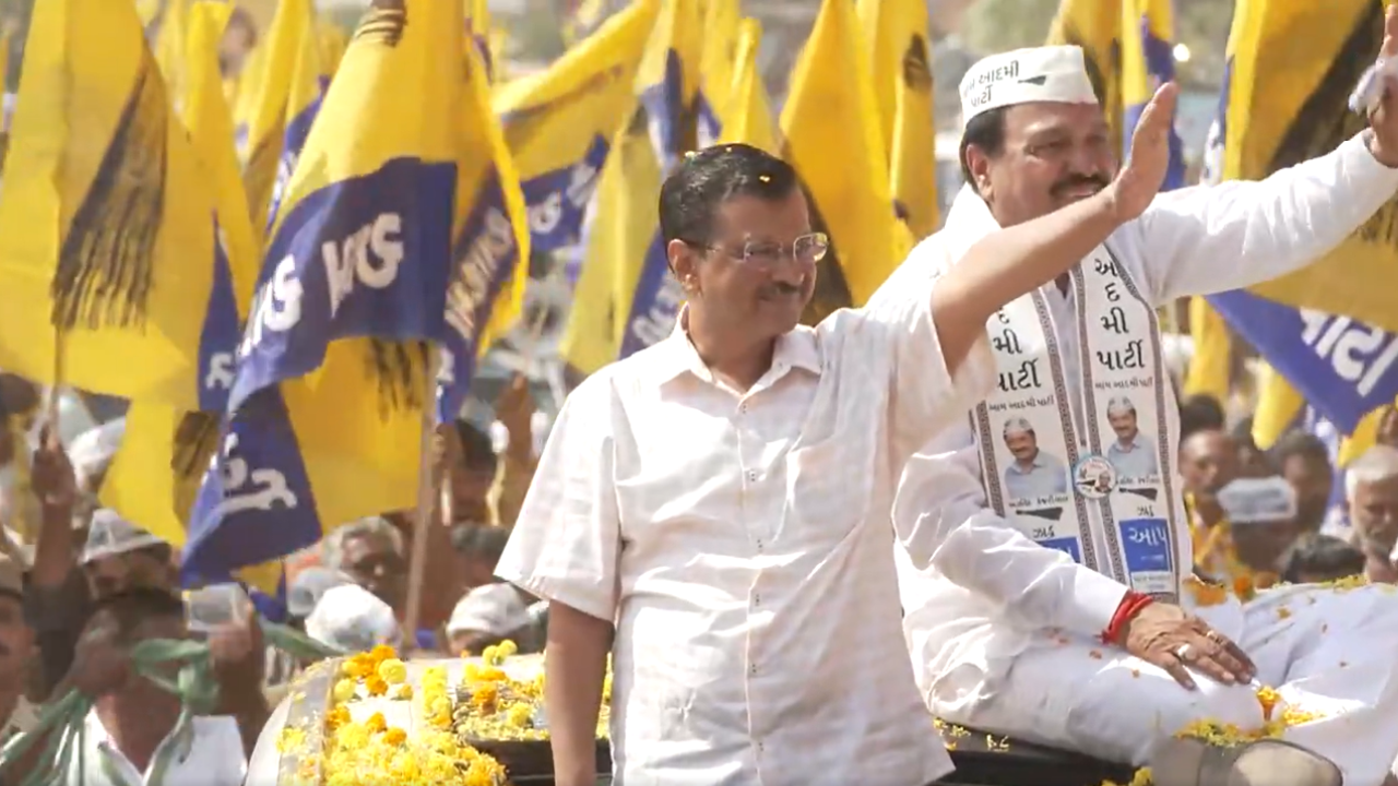 Arvind Kejriwal Gujarat poll campaign