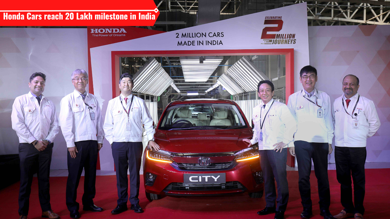 Honda City - 2 million Honda production car in India