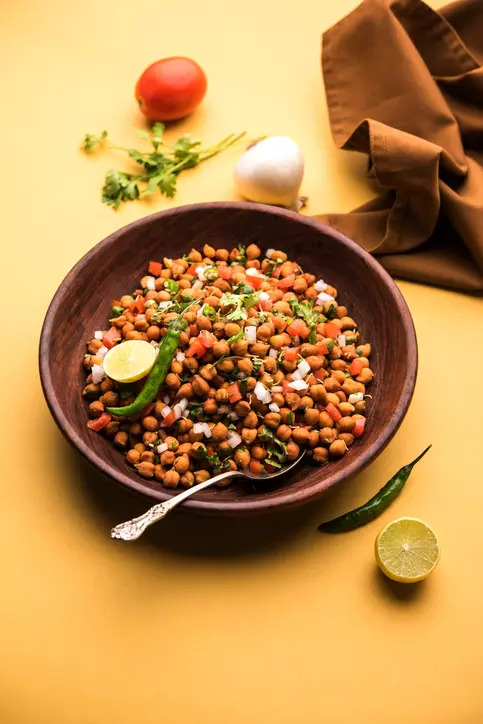 Chickpea chaat