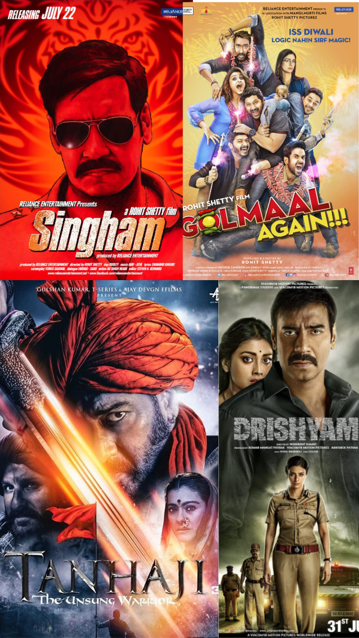 Ahead of Dirshyam 2 release here are top 10 fan-favourite Ajay Devgn films since 2010