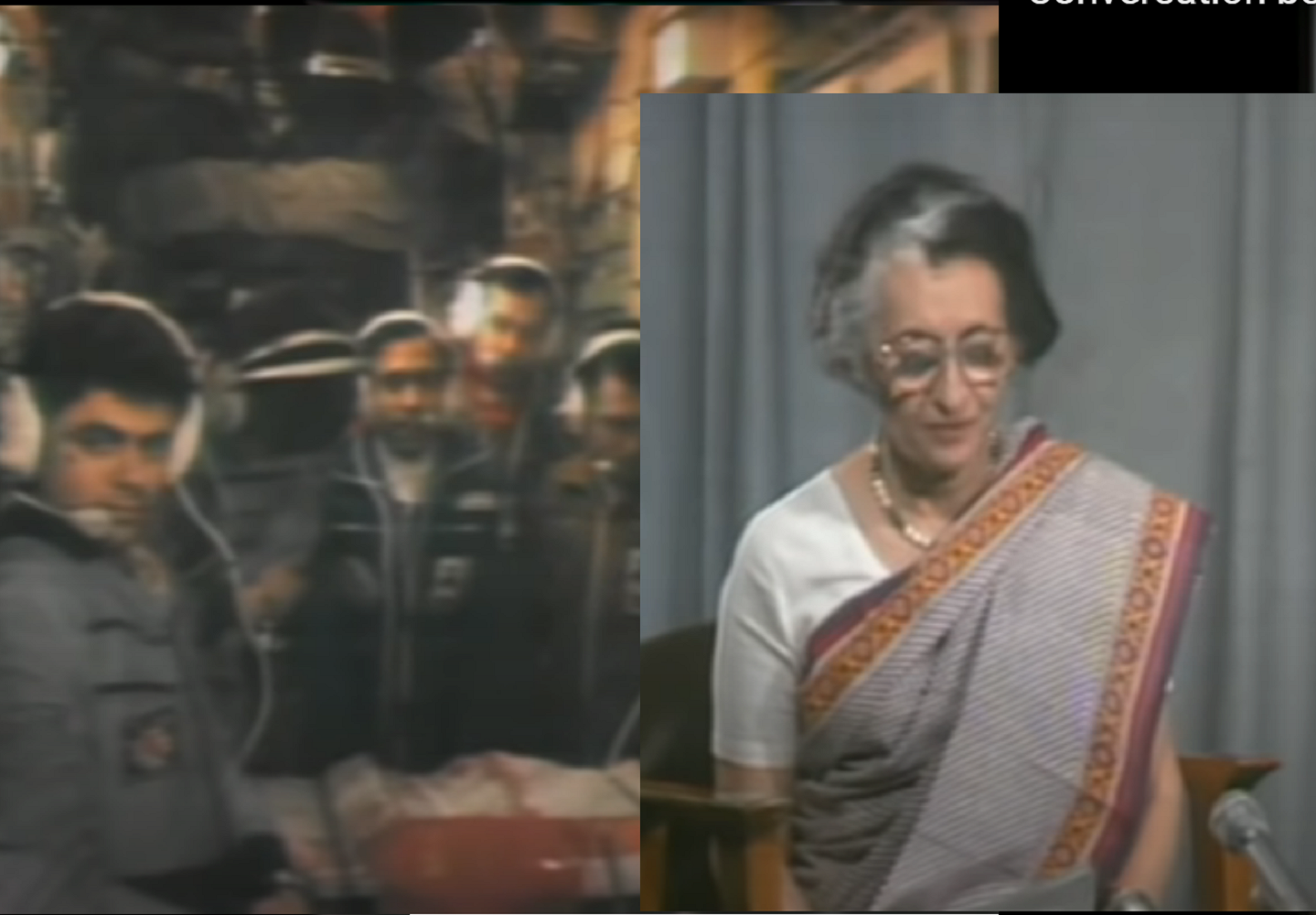 Indira Gandhi's birth anniversary Her conversation with Rakesh Sharma revisited VIDEO