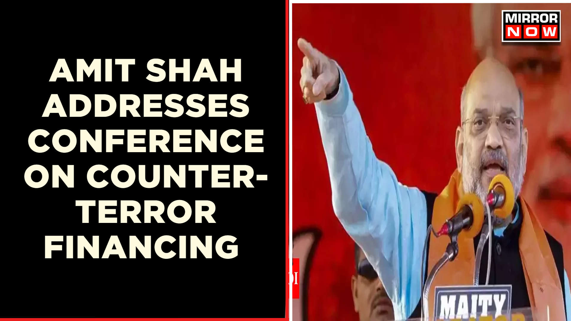 Home Minister Amit Shah Addresses Conference On Counter- Terror Financing  English News