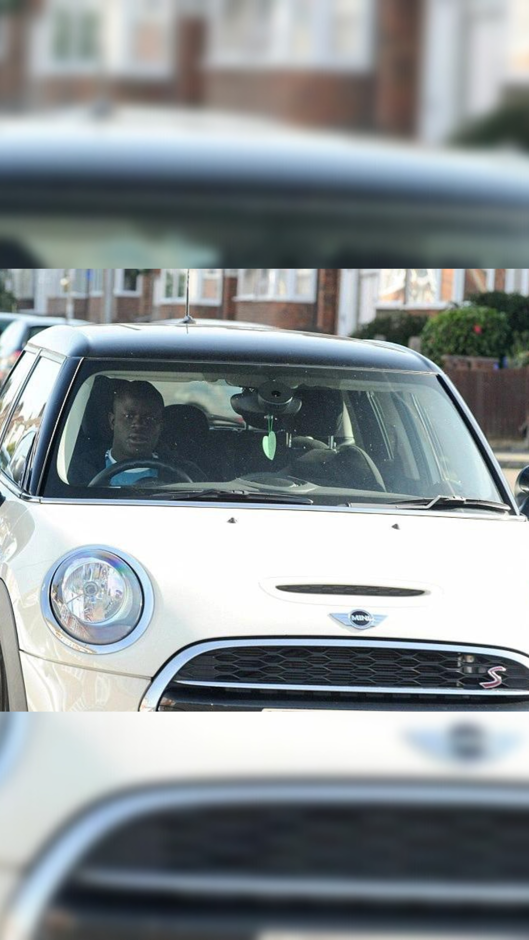 NGolo Kante and his Mini Cooper