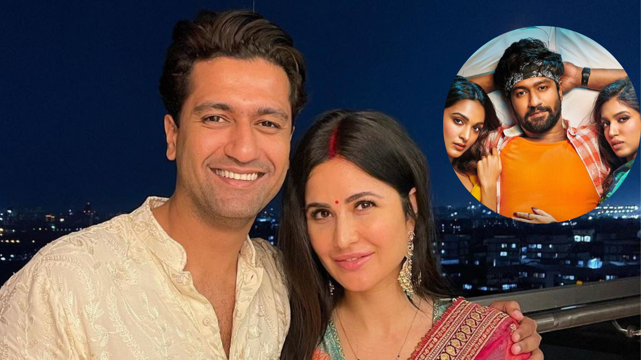 Vicky Kaushal reveals how wife Katrina Kaif reacted to his Govinda Naam  Mera's poster with Kiara Advani, Bhumi